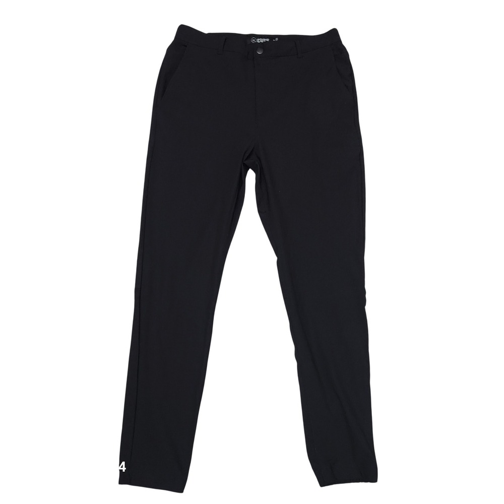 Cuts AO Curve Hem Pants Mens Medium Black Slim Fit Technical Trousers